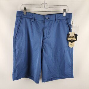 Rorie Whelan Shorts Mens 32x9 Blue Stretch Golf Short NWT